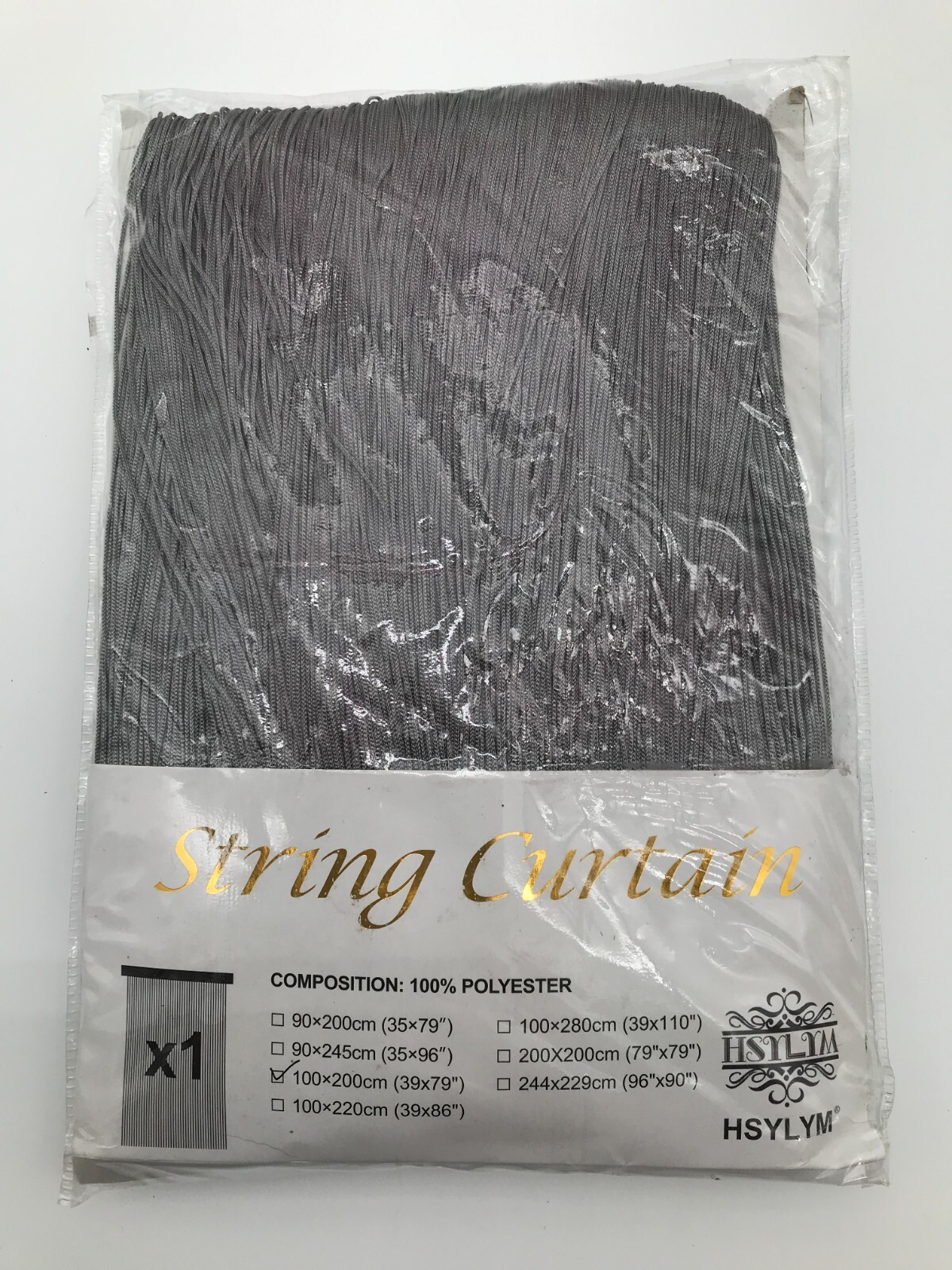 HSYLYM String Curtain Door Divider Fly Screen Fringe RETRO Deco 1pc ~3×6.5′