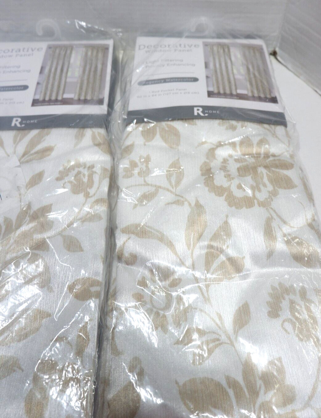 R Home Decorative Window Panel 50in x 84in Regency Watercolor Curtain
