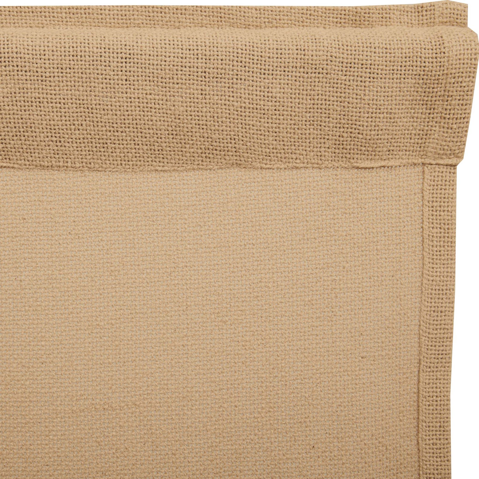 Farmhouse 24″x36″ Tier Pair Tan Rod Pocket Kitchen Window Curtains VHC Brands