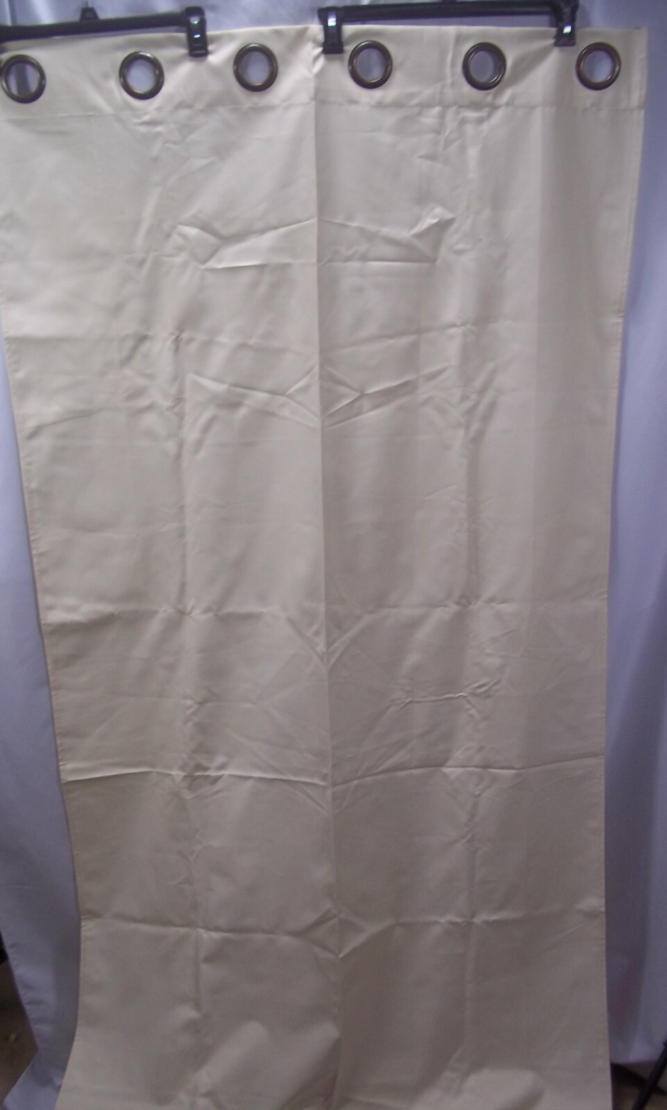 Unbranded Beige 6 Grommet Curtain Single Panel 36″x 82″