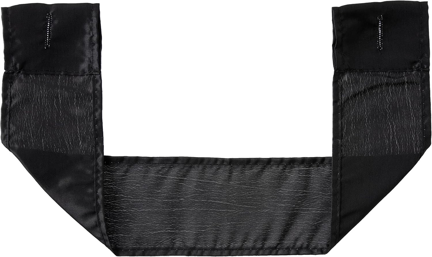 Sinatra Sequin Window Curtain with Tiebacks, Black, 36X54 Inches