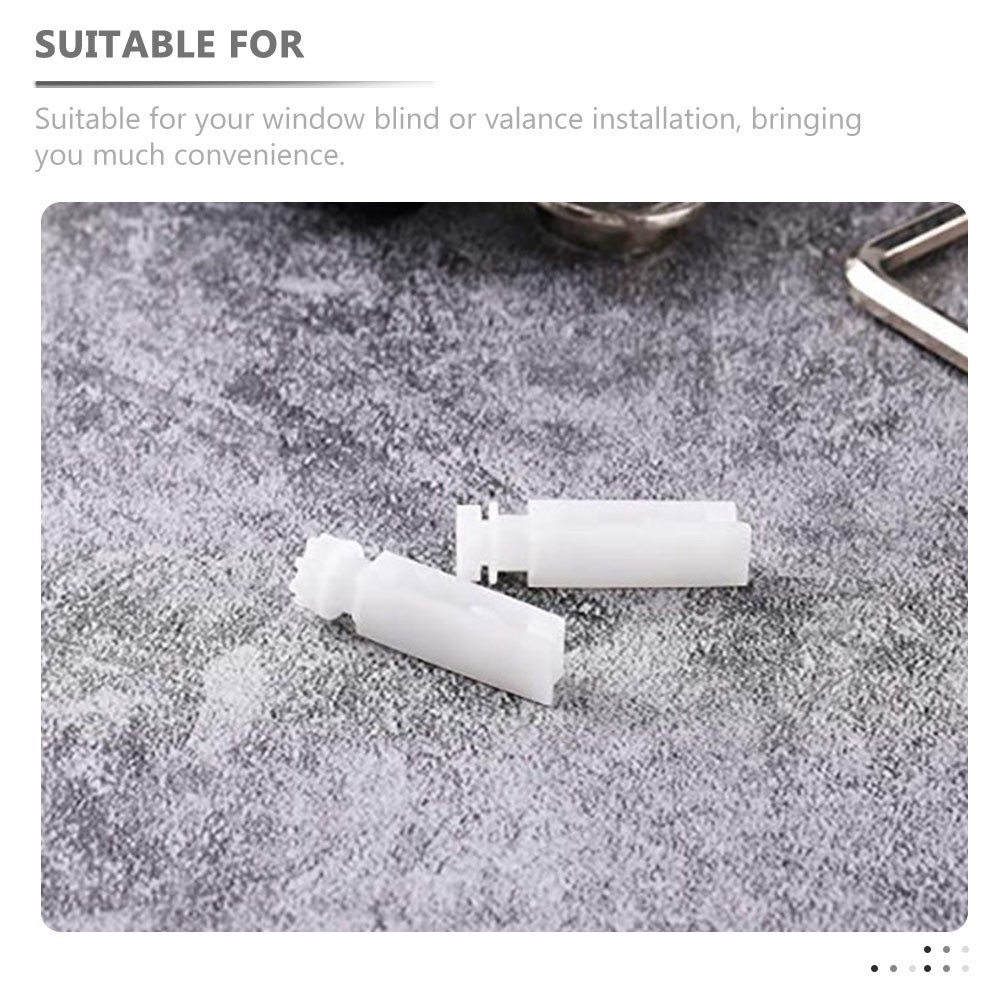 12 Set PVC Vertical Blind Replacement Stems for Window Repairs