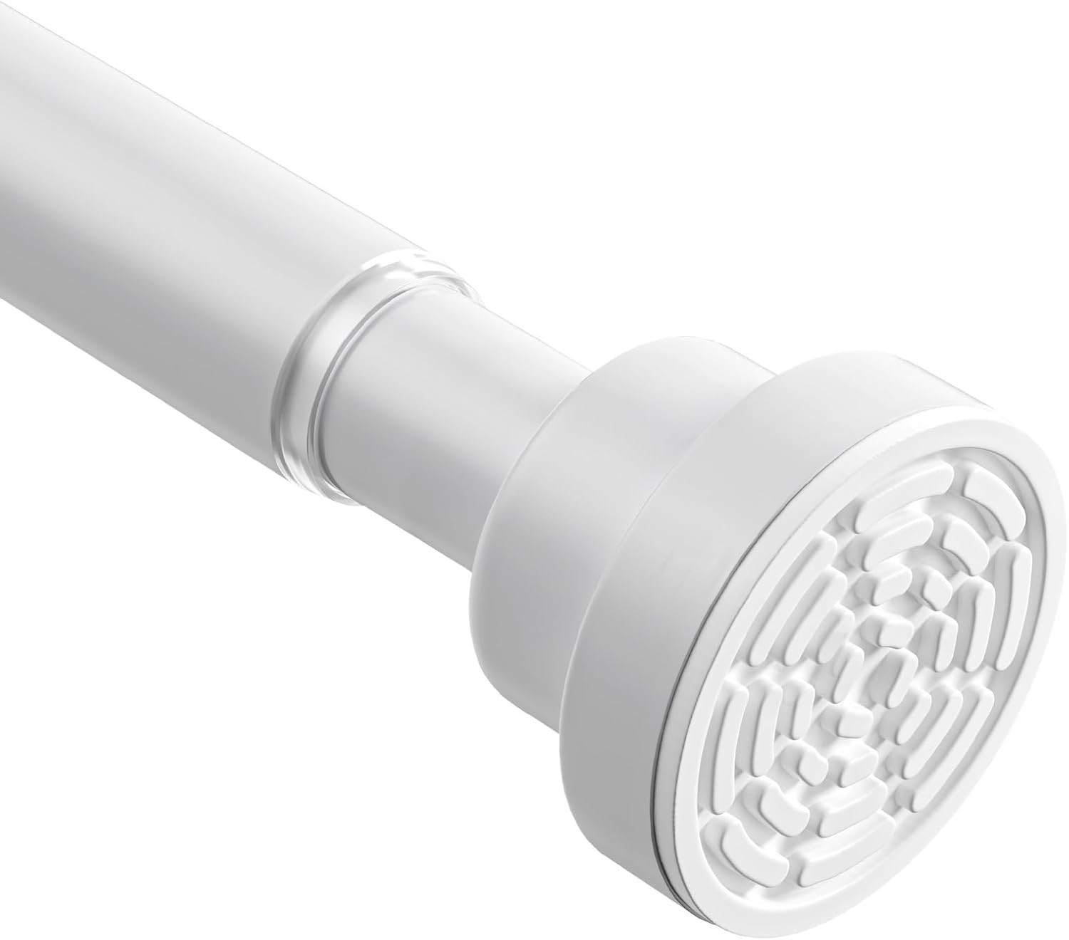 Tension Curtain Rod 30 To 63 Inch White Tension Rods Adjustable Spring Loaded…