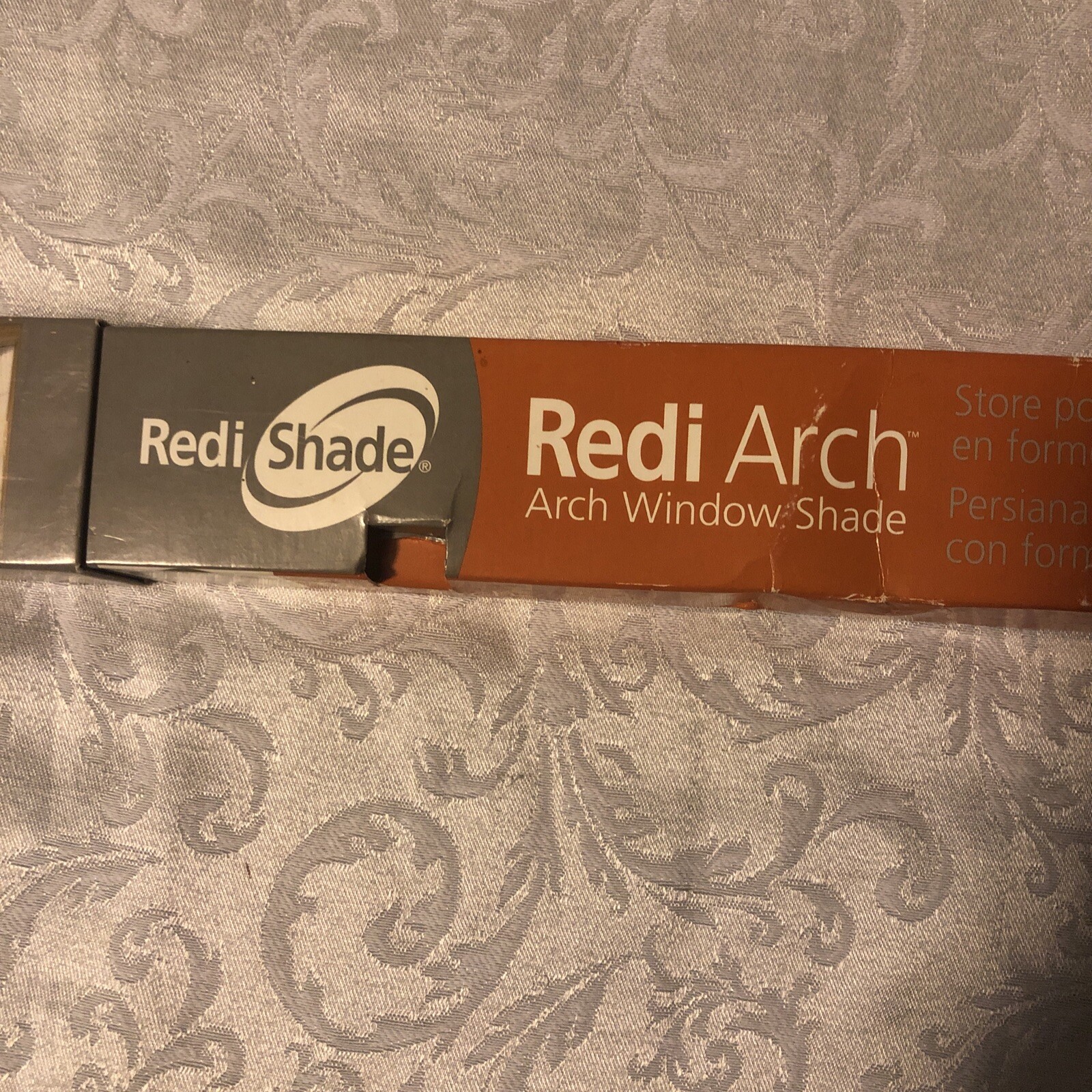Arched Window Shade Half Round Window Pleated Fabric White By Redi Shade. New.