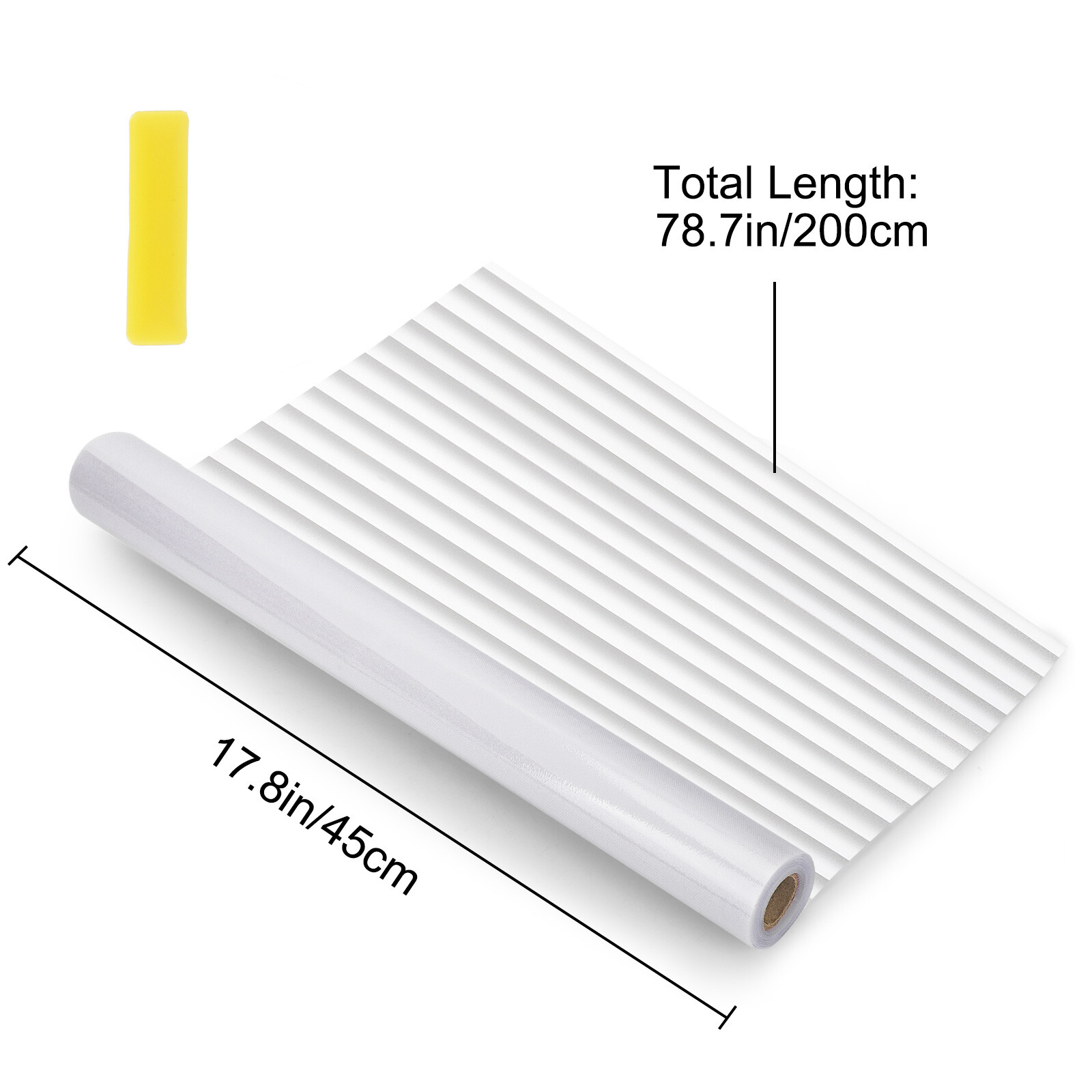 Privacy Window Film Blind Glass Static Cling Sticker 78.7 x 17.8”