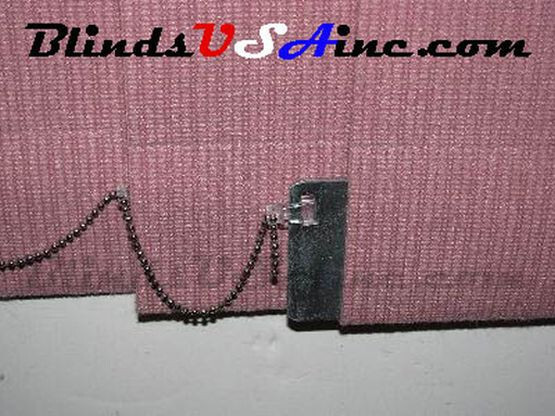25 Clear REPLACEMENT CLIPS for #3 Bottom Chain on Vertical Blind Fabric Vanes
