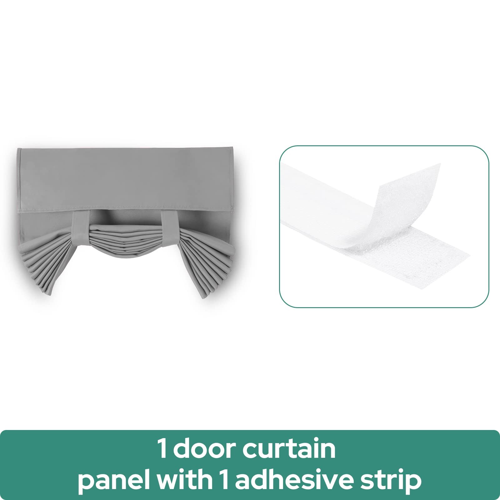 French Blackout Door Window Curtains, Privacy Front Door Curtains for Glass W…