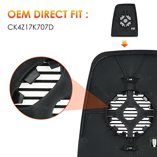 Left+Right Side Mirror Glass Replacement Compatible with 2015 2016 2017 2018