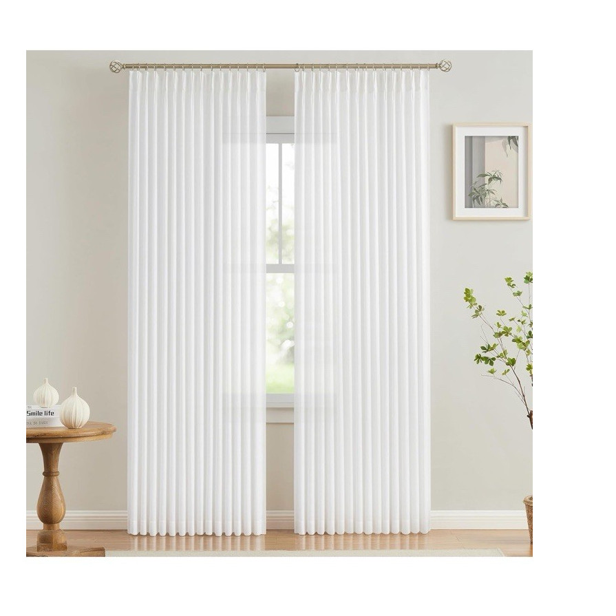 White Light Filtering Curtain Panels (a pair) 40×90