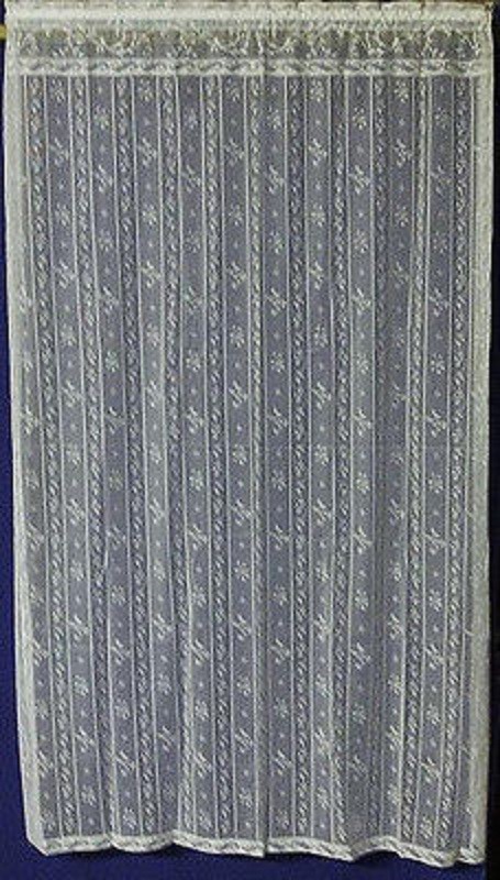 Ecru Lace Window Panel 60″ x 84″ Cottage Garden Livingroom Bedroom Diningroom
