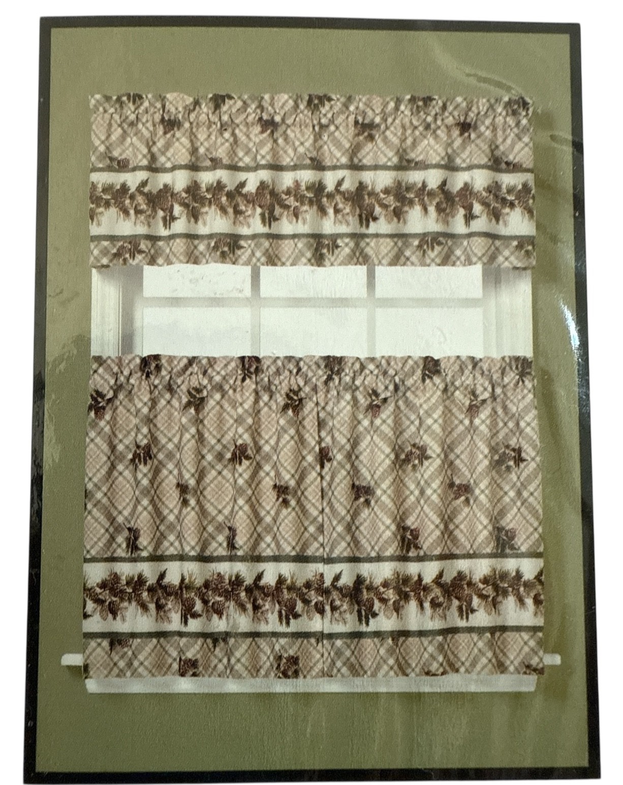 Saturday Knight Ltd Kitchen Valance – Farmhouse Country Curtain 58”x14”
