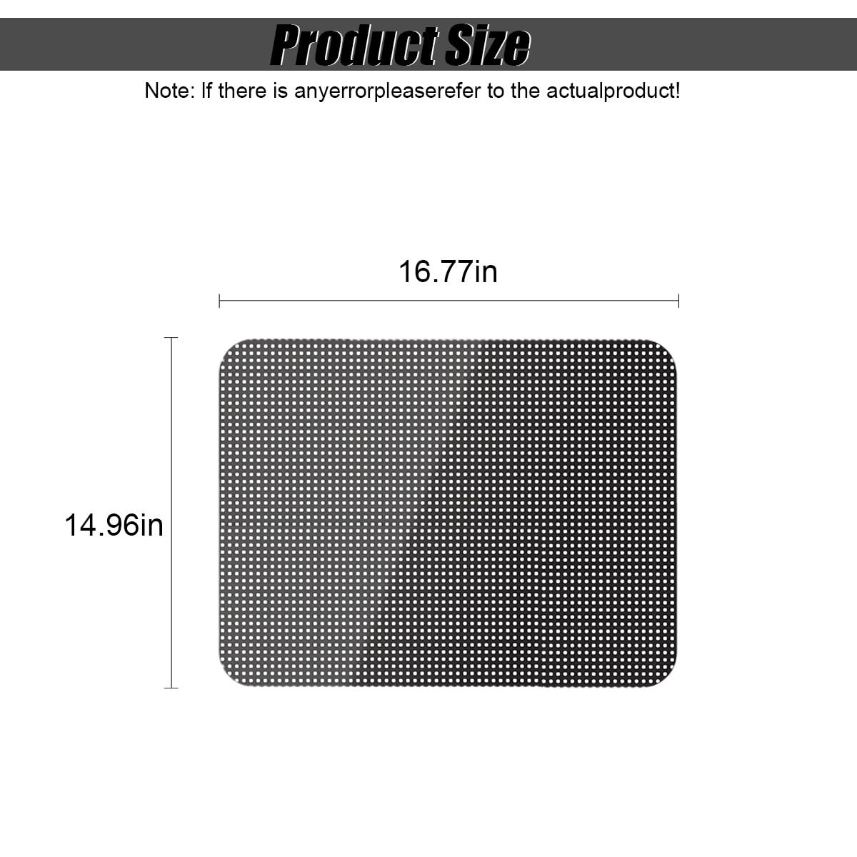 ZIMISI 4PCS Car Side Window Sunshade, Block UV Rays 16.77 × 14.96 inch, Black