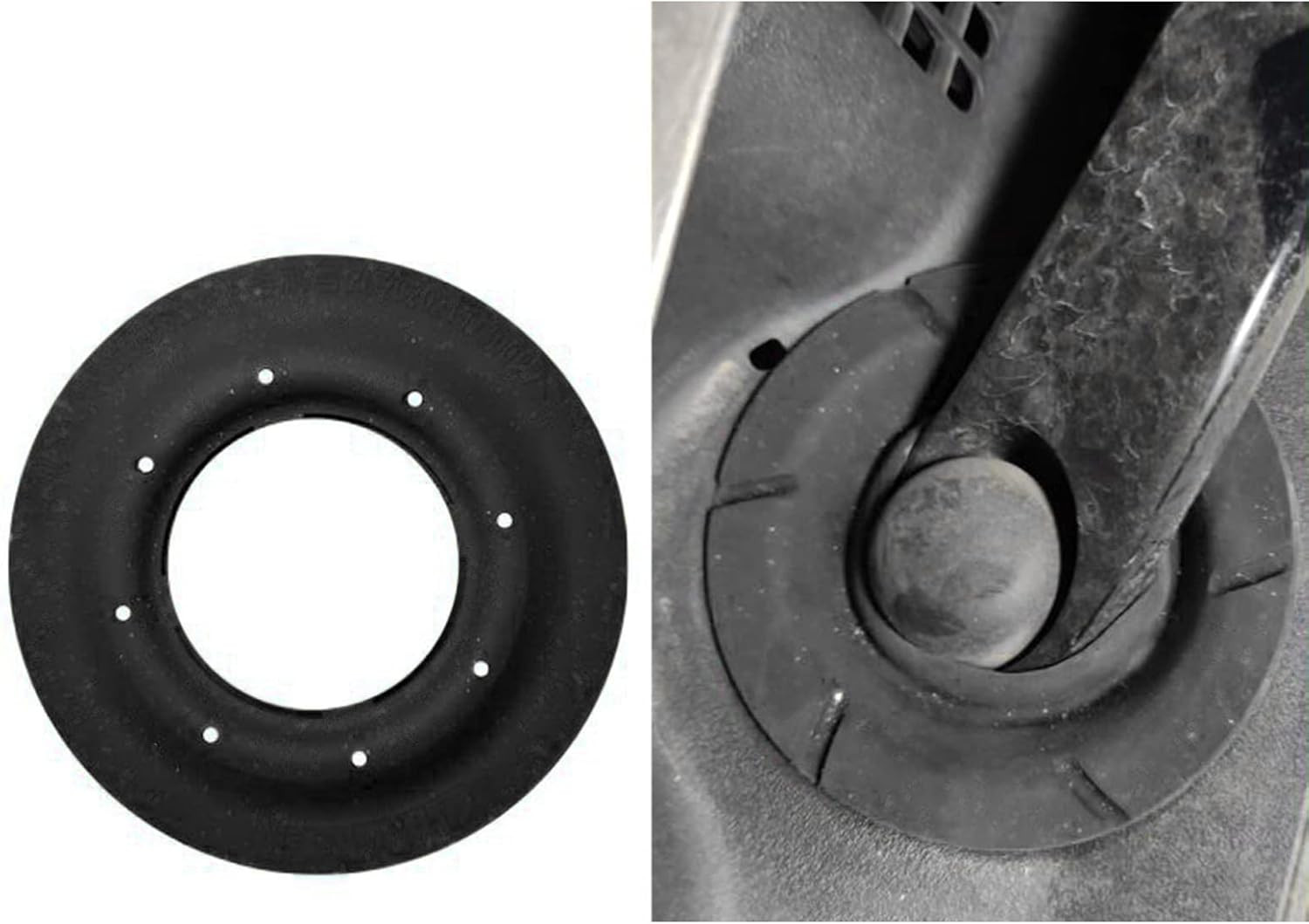 2Pcs Car Windshield Wiper Arm Bottom Hole Protective Cover Silicone Cover Fits M
