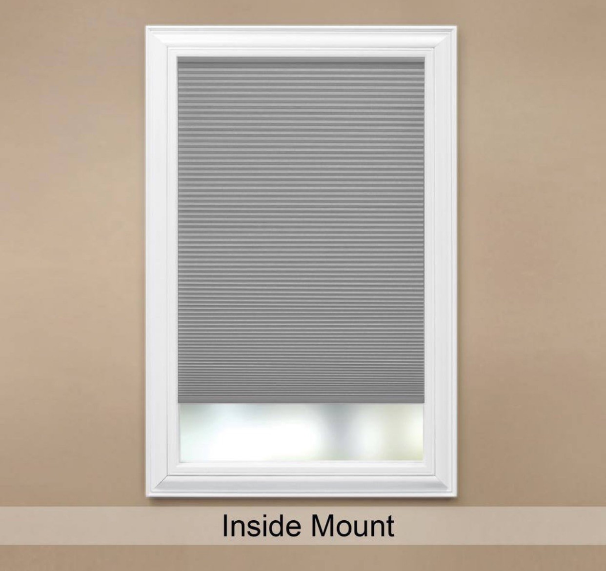 Cellular Shades Pewter Gray SHIP IN 3 DAYS Cordless Blackout CUSTOM CUT