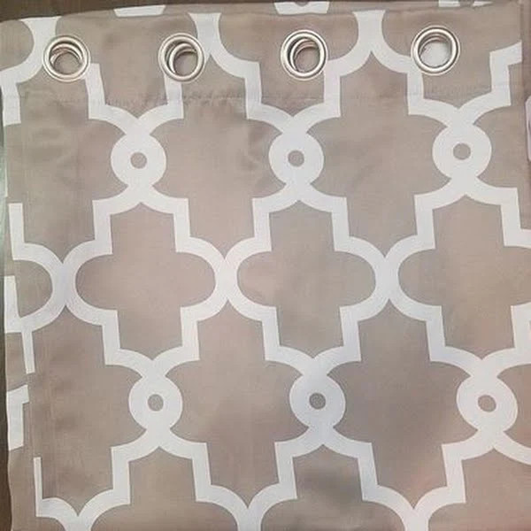 Moroccan Tile Decor Blackout LCurtains for Living Room Geometric Print, 52×108
