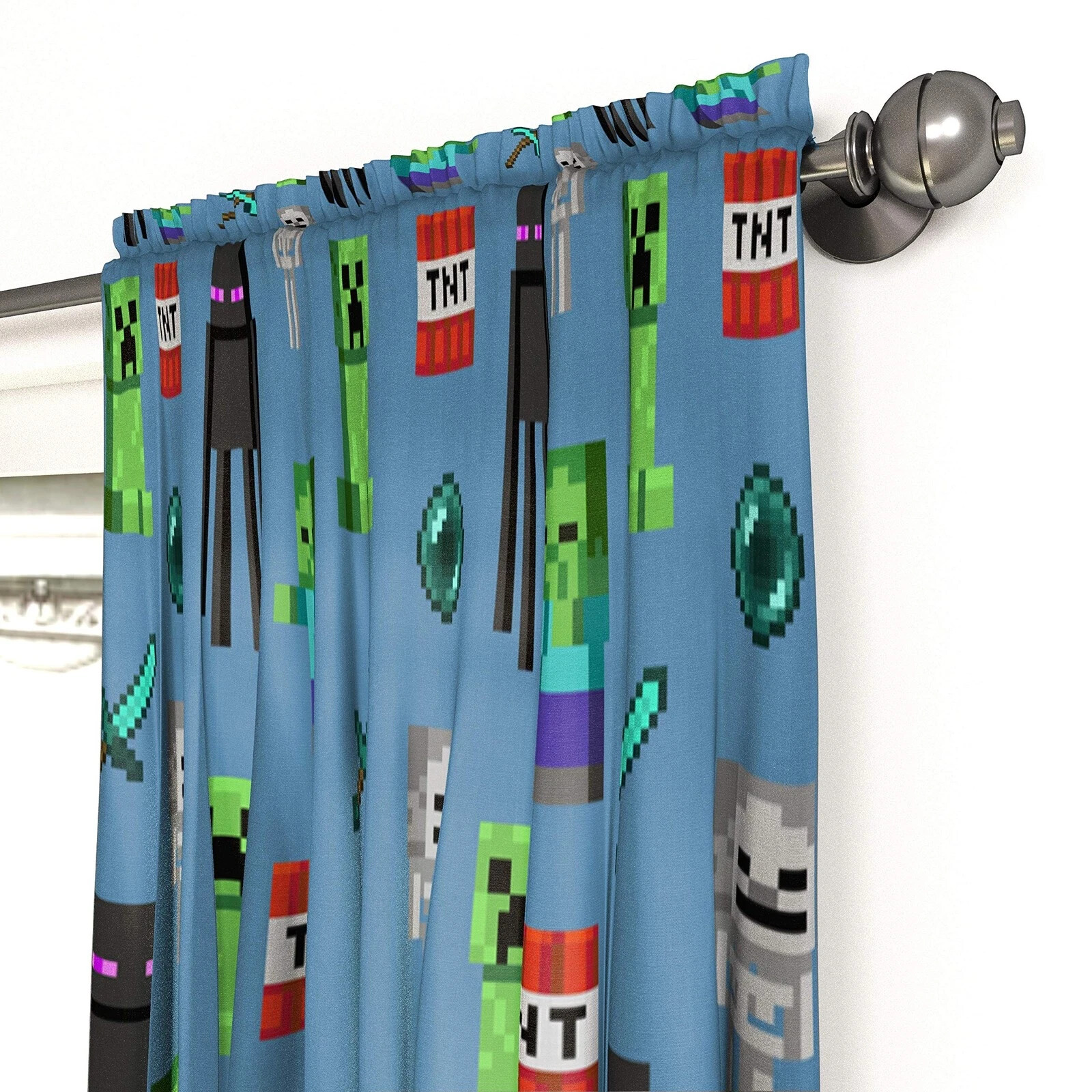 Jay Franco Minecraft Monster Hunters 63″ Inch Drapes – Beautiful Room Décor &