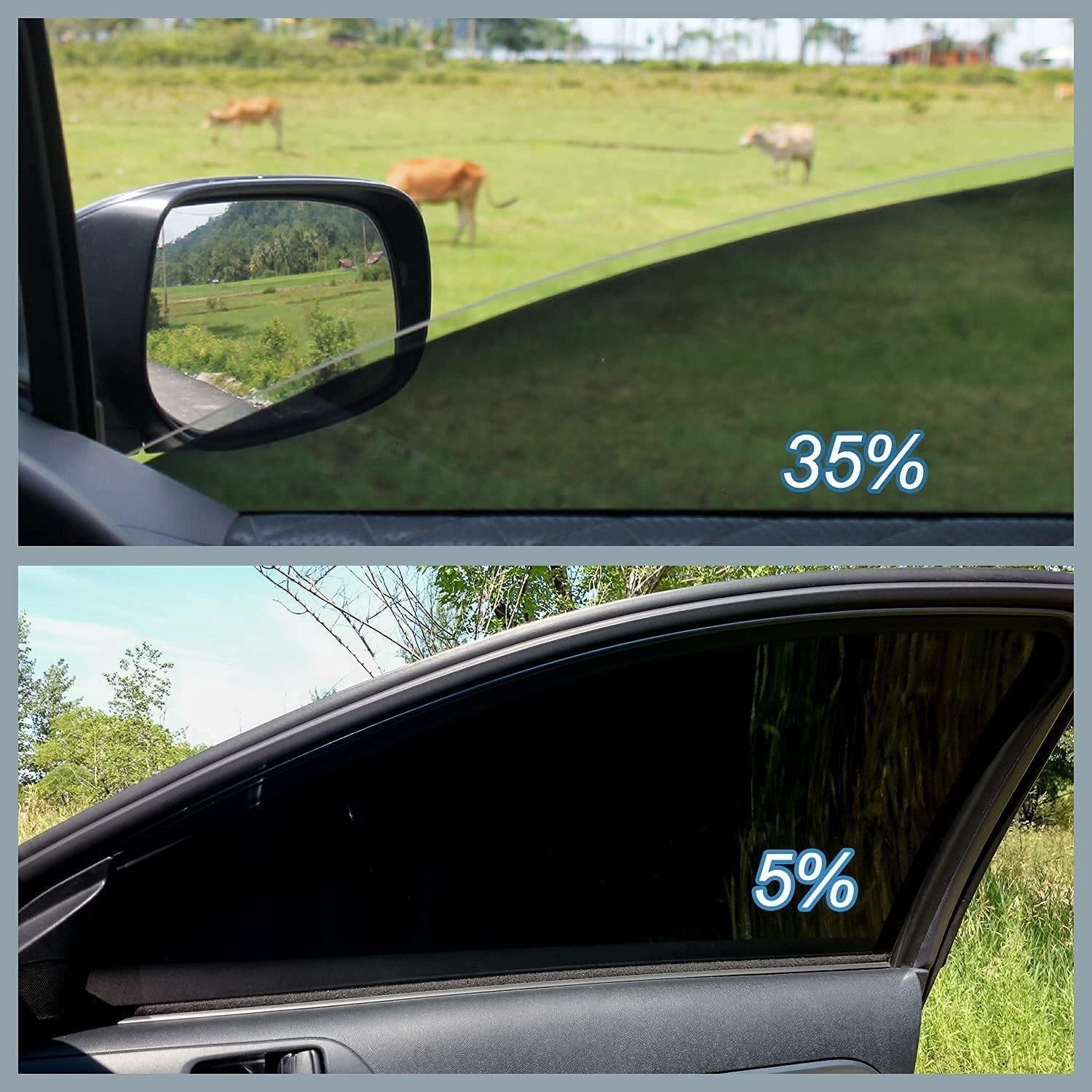 Window Tint Film for Cars 5% VLT 20in x 10Ft Ceramic Window Tints, Blocks 99%…