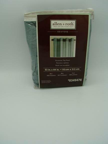 Allen + Roth Blue Grommet Top Panel 52″ x 84″ BRAND NEW #0349476 Free Shipping
