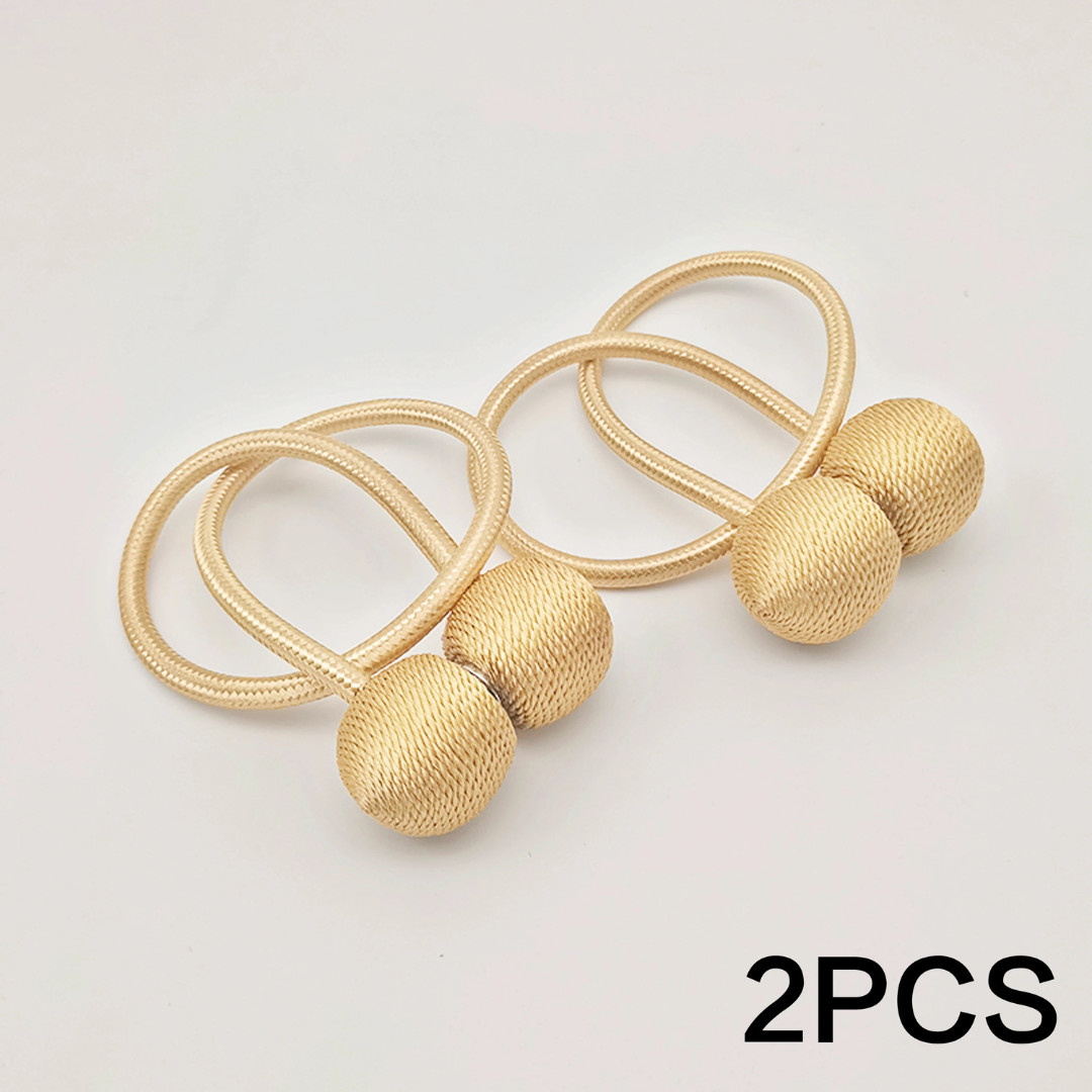 Magnetic Curtain Tiebacks 2pcs Curtain Holder Clips Tie Bands Window Home Decor