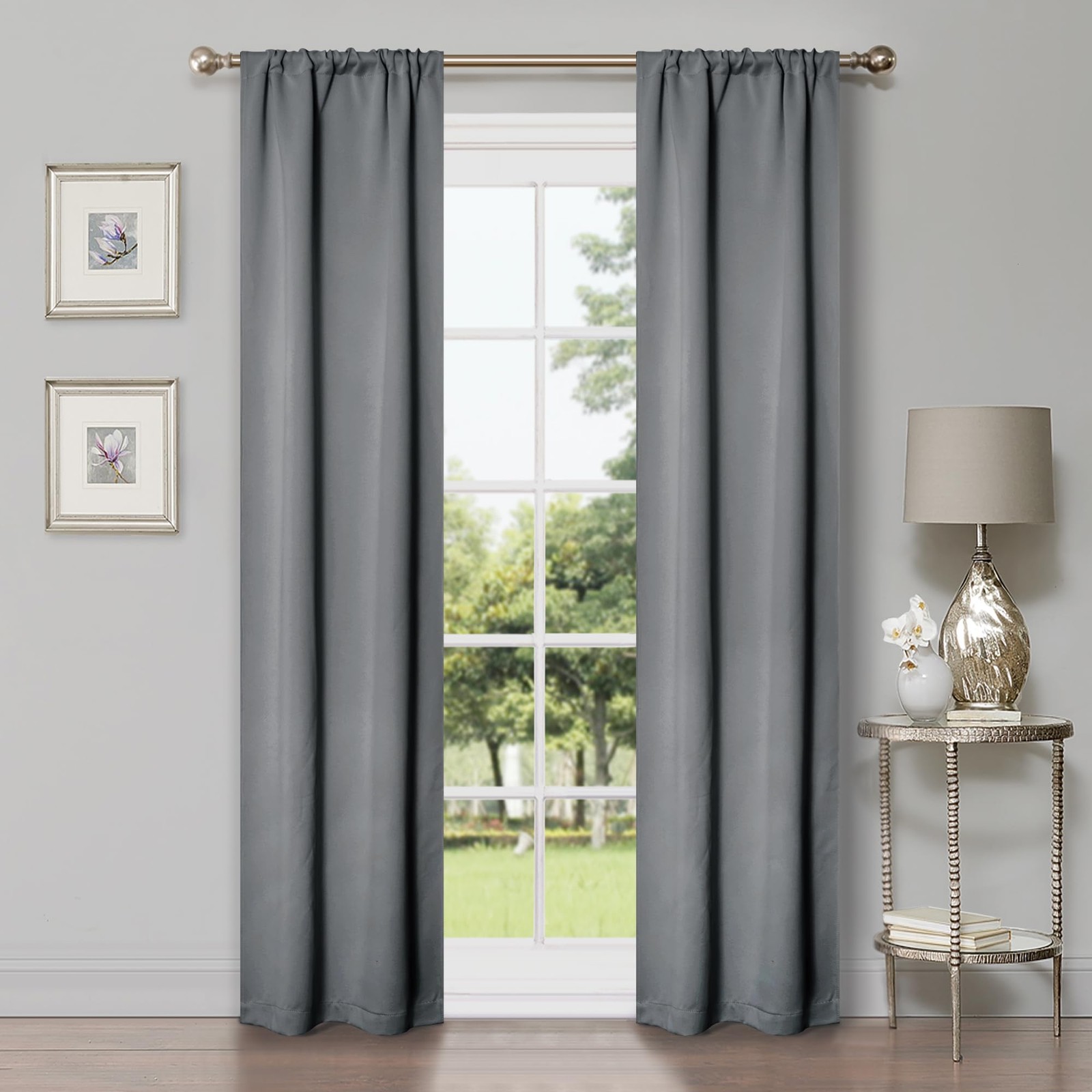Blackout Curtains, Room Darkening, Bedroom, Drapes, Kitchen, Living Room Wind…