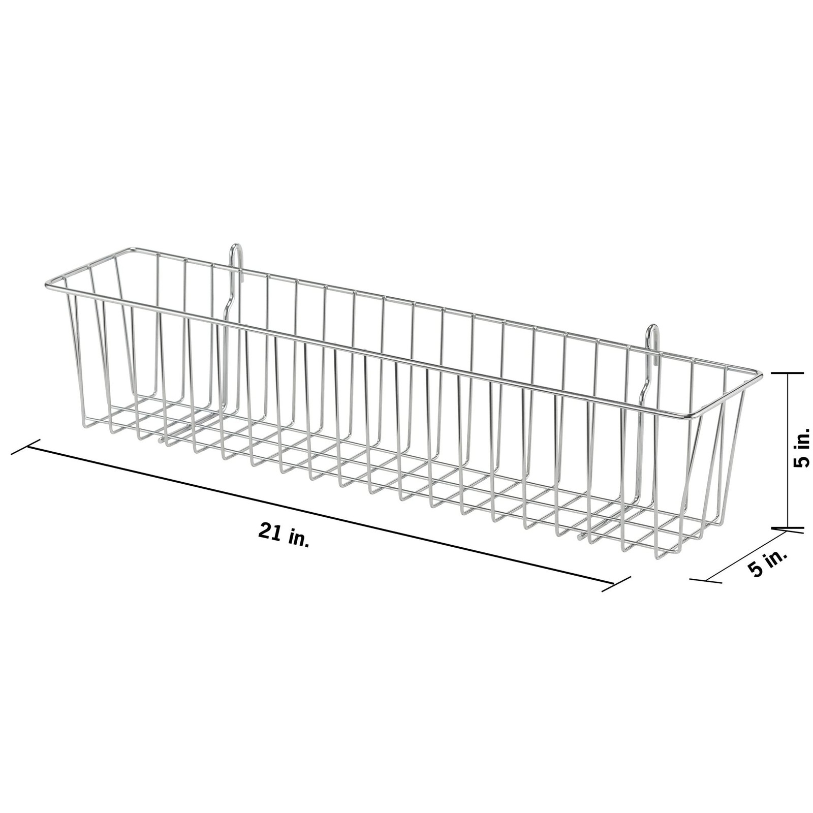 TRINITY EcoStorage 21-Inch Metal Hanging Basket to Use With Shelf Units and S…