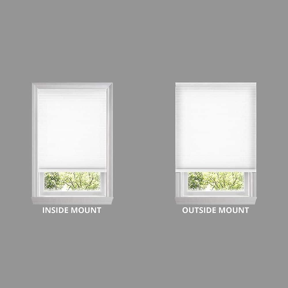 Snow Drift Cordless Light Filtering Cellular Shades – Multiple Sizes