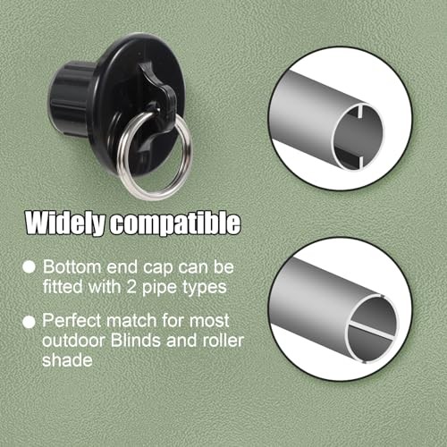 New Bungee Kit + End Caps Universal Replacement Mounting 2 pack, Black