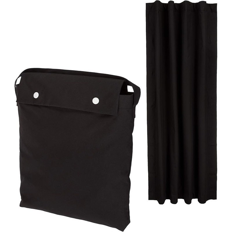 Portable Insulating Blackout Curtain Noise Reduction Customizable Fit Easy Clean