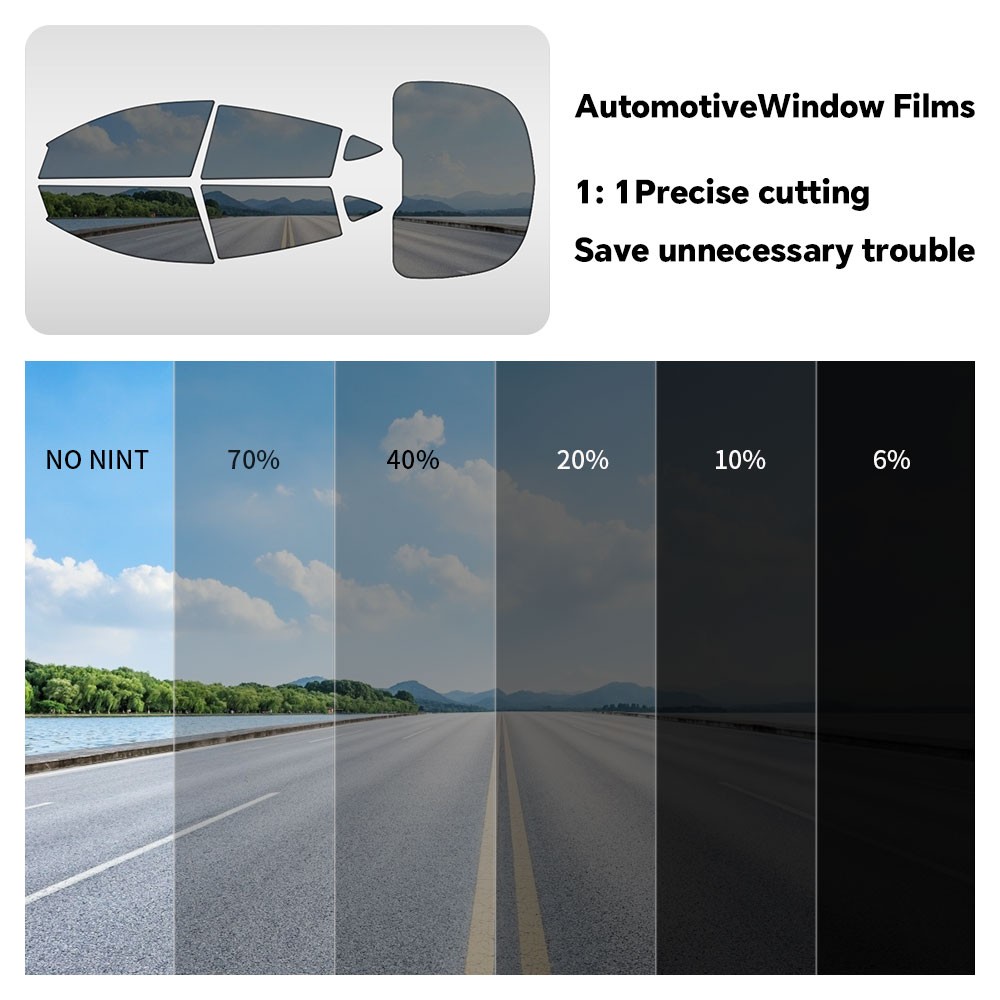 Premium Ceramic PreCut Window Tint Film For Tesla Model Y Juniper 2025 5%-70%VLT