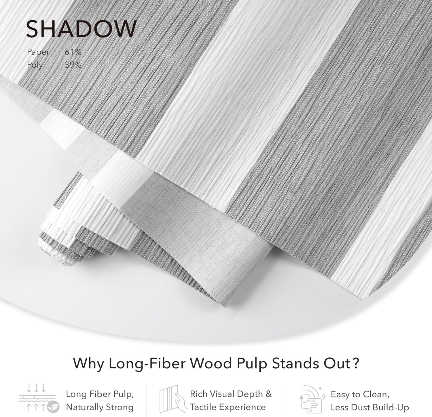 Adjustable Sliding Glass Door Blinds 45.8″- 86″ W x 96″ H, Panel Track Blinds