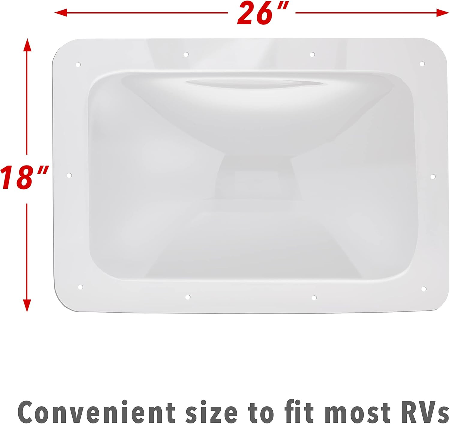 RV Skylight | Universal Skylight Window Cover for Exterior Camper Roof | Durabl