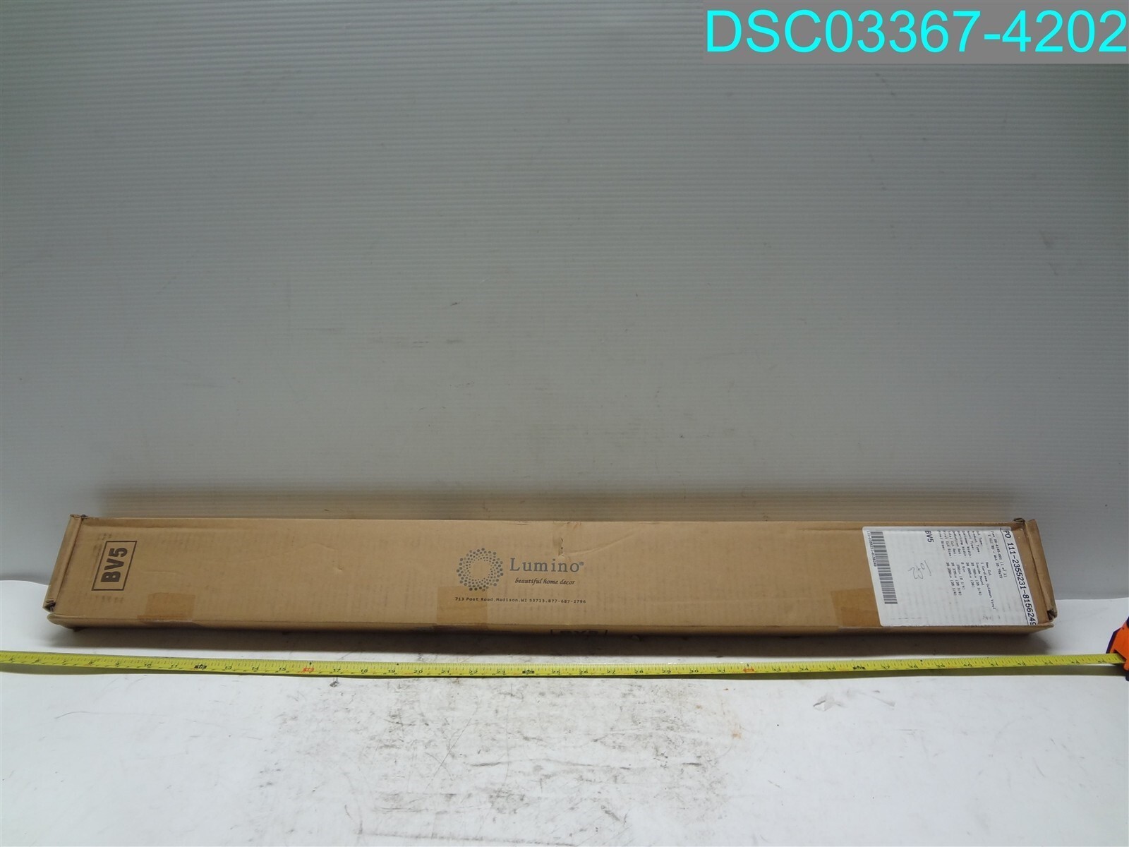 35.75″ X 72″ Lumino 1″ Vinyl Round Cordless Blinds/Cut Down 08-6145-001