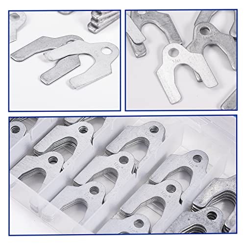 Auto Alignment Body Shims Assortment Kit 1/16″ 1/64″ 1/32″ 1/8″ (144 Pieces)