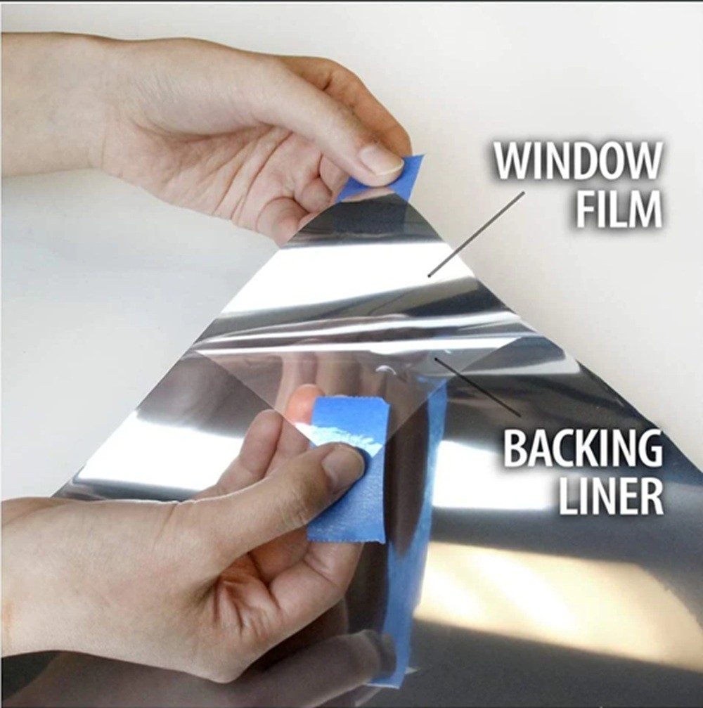 Window Tint One Way Mirror Film UV Heat Reflective Home Office Heat Insulation