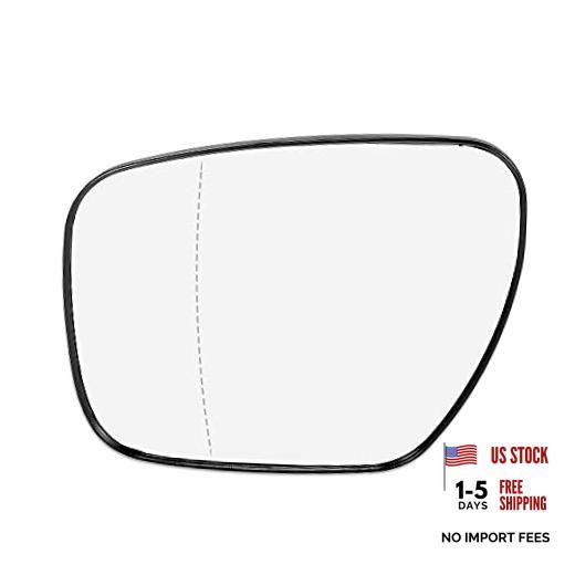 Car Rearview Mirror Glass Replacement with Backing Plate Heated Left Driver