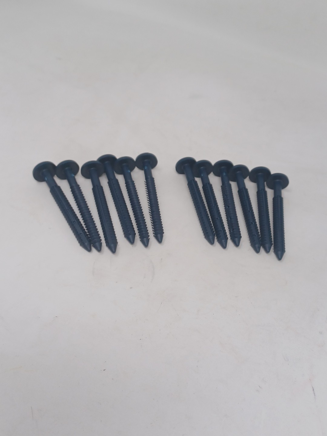 12 Midnight Blue Window Shutters Panel Peg Loks 3″ Fasteners Spikes Lock Pegs