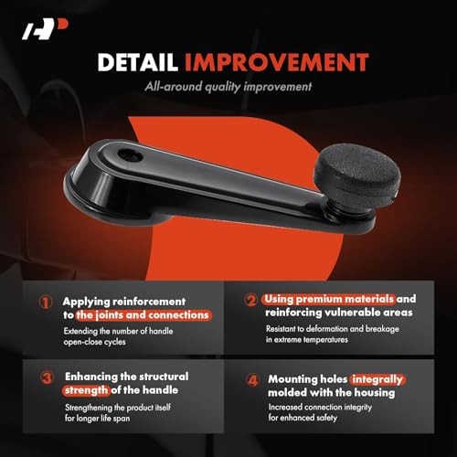 Driver or Passenger Side Window Crank Handle | Compatible with Mack CH 1995