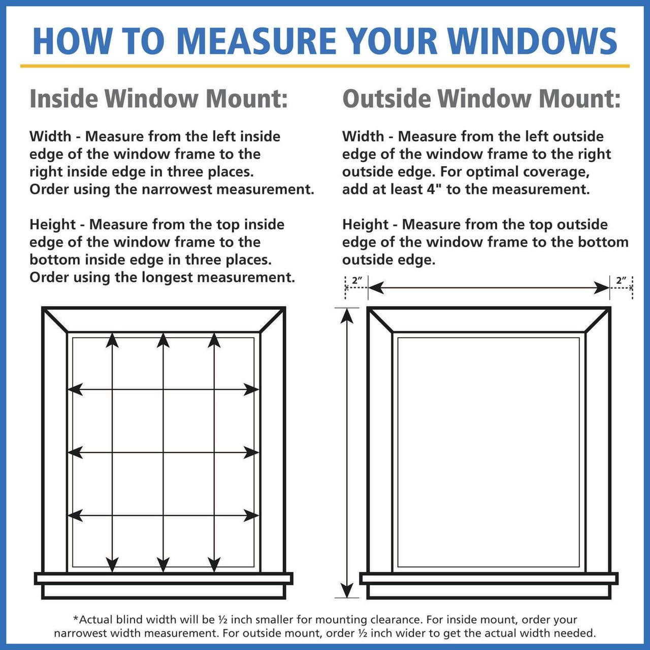 Mainstays 1″ Cordless Vinyl Room Darkening Horizontal Mini Blinds, 34″W x 48″L