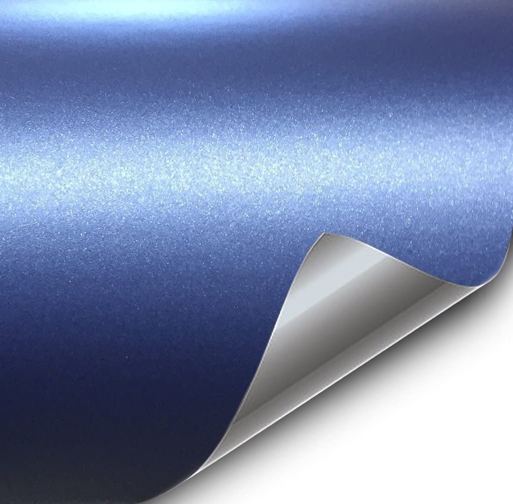 Vvivid Matte Metallic Navy Blue Ghost Vinyl Wrap Roll 25Ft X 5Ft