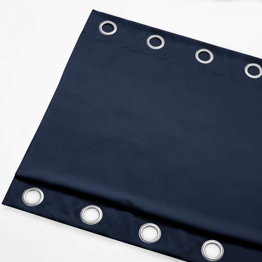 Outdoor Curtain for Patio Waterproof, Rustproof Top and Bottom Grommet Windproof
