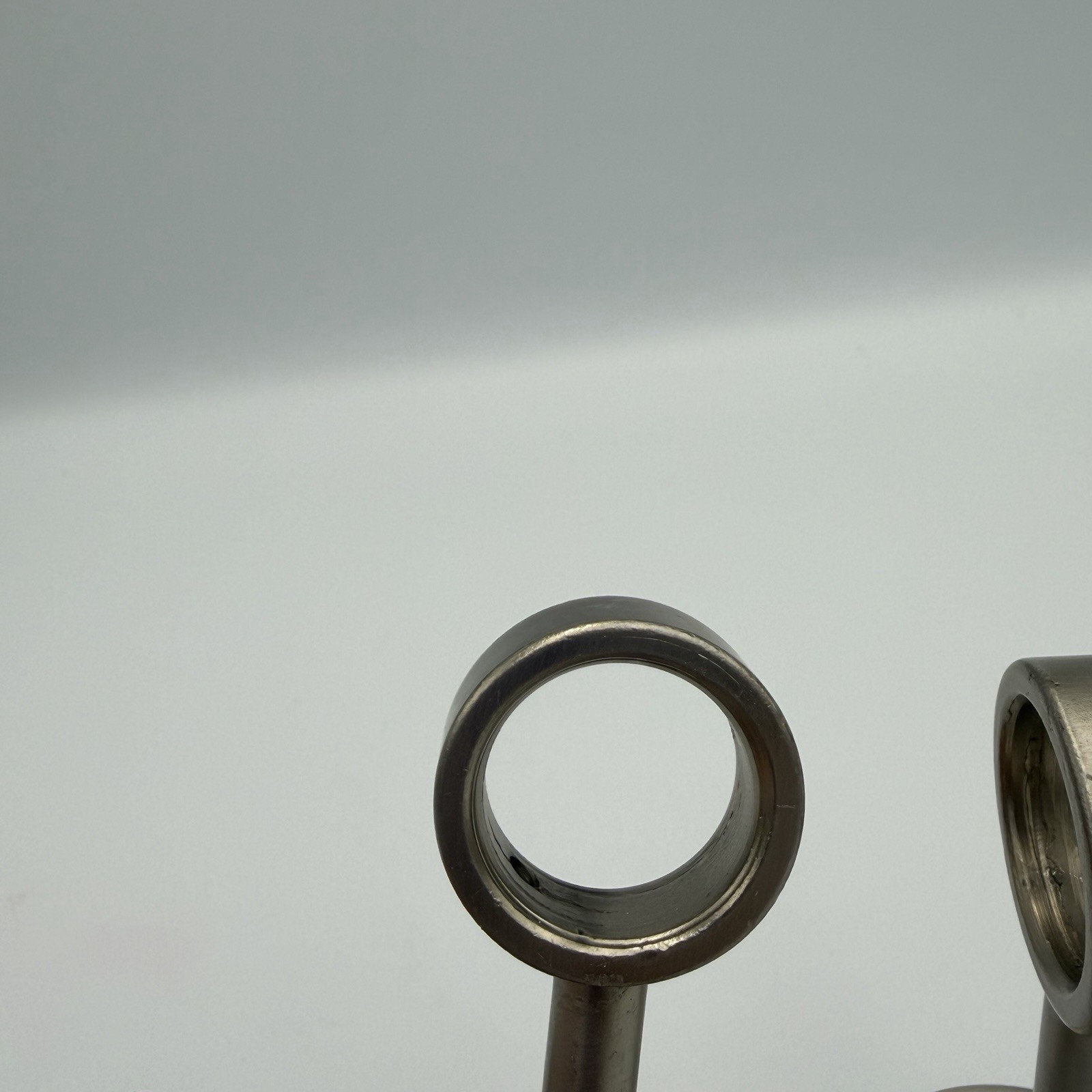 Pottery Barn Kids Teen 1” Curtain Rod Brackets Pewter Set of 2