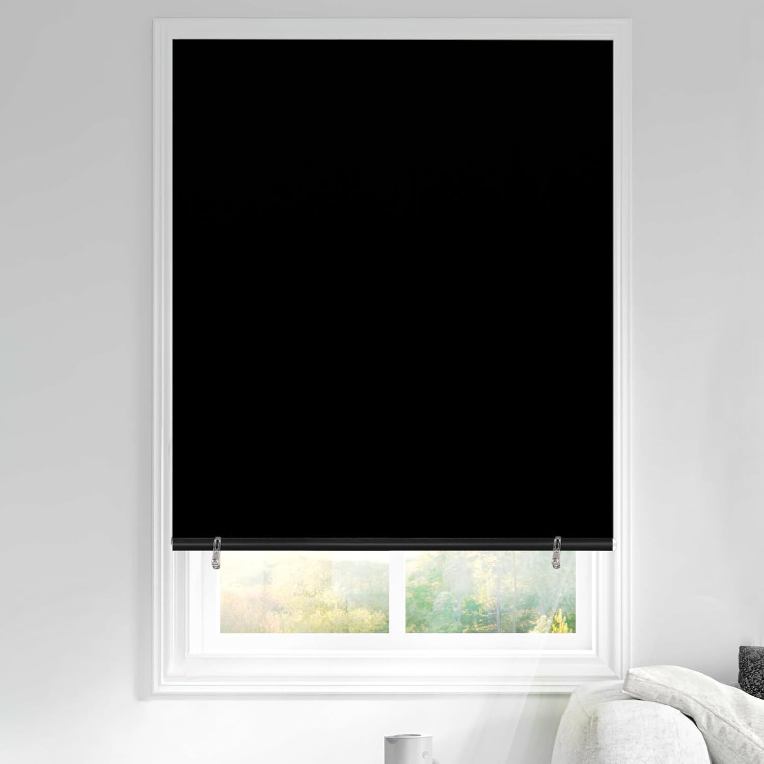 Portable Blackout Windows Curtain No Drill Blackout Curtains Shade 100% Blackout