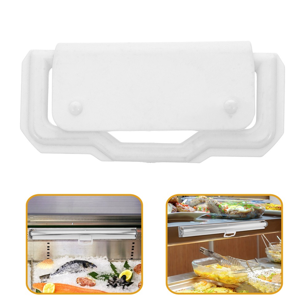 Fresh Curtain Accessories Plastic Pull Handle Food Bottom Rail Clamp