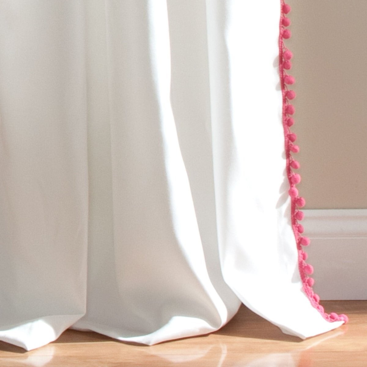Pom Pom Window Curtain (Single Panel)