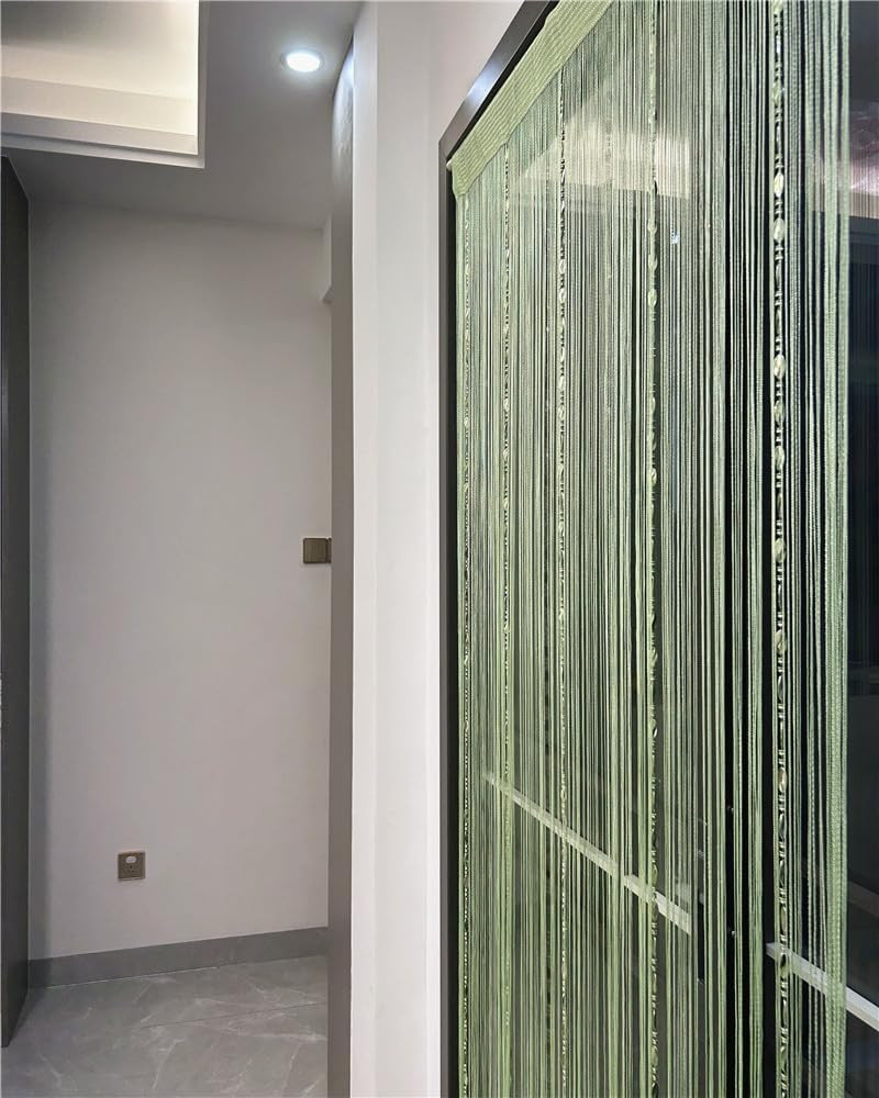 100Cmx200Cm Decorative Door String Curtain Beads Wall Panel Fringe Window Room D