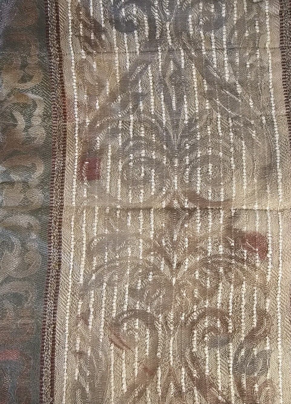 Croscill Blouson Valance 89”W x 15”L Logan BV3652 Antique Multicolor Scroll USA