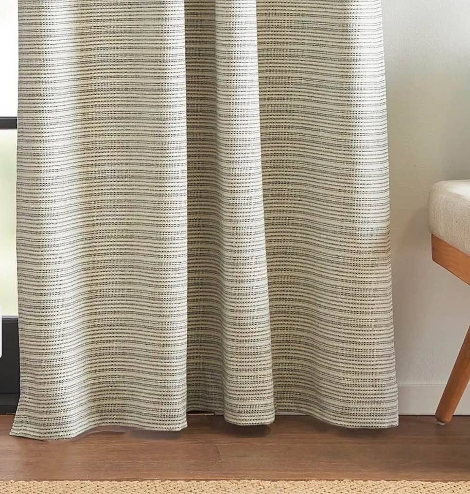 NEW – DKNY Pure Stream Curtain Panel Pair MSRP: $116 – 2 Pairs – 108 Inches