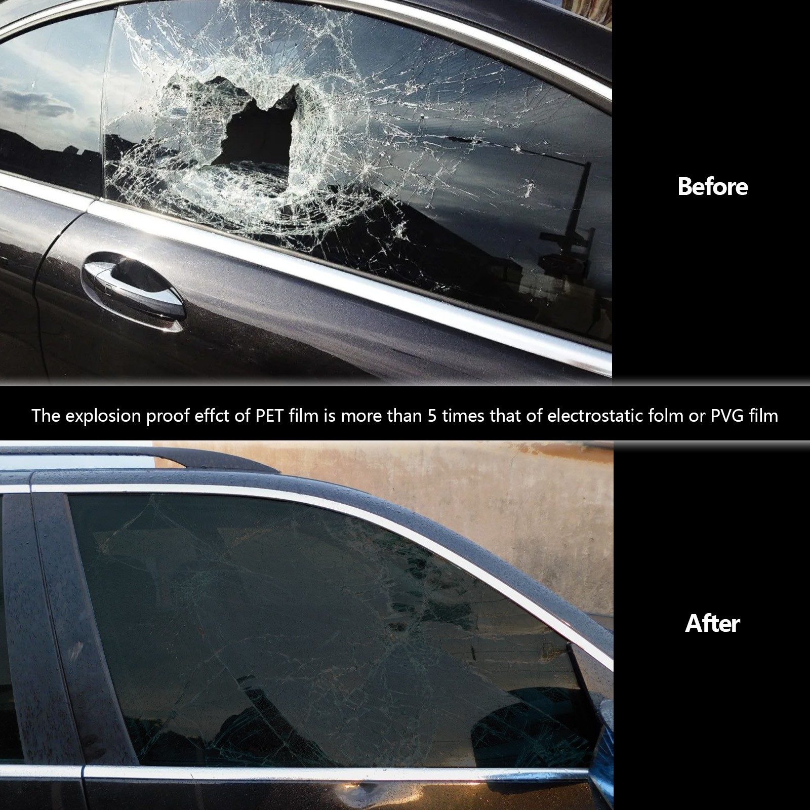 Nano Ceramic Window Tint Film 5%/20%/35% VLT Privacy Protection for Car & Home