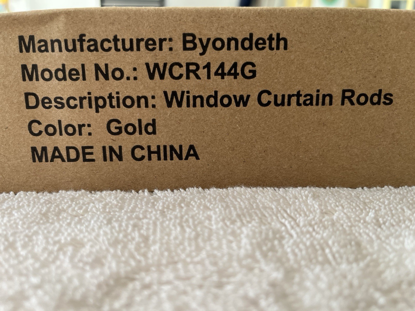 Byondeth Curtain Rods for Windows 16 to 144 Inches Adjustable, 1 Inch Diameter
