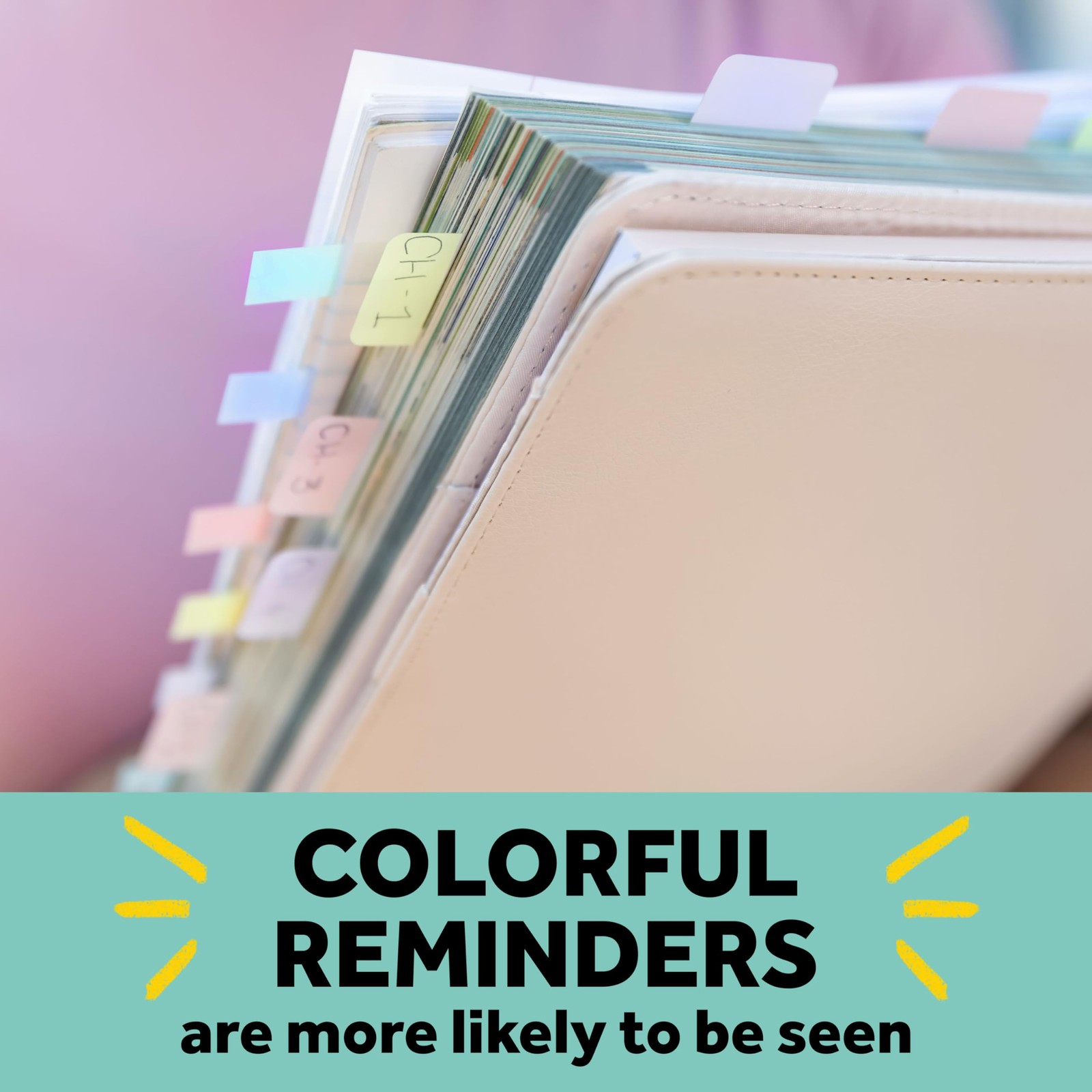Post-it Flags, 0.47 in. x 1.7 in., One Dispenser 47″ x 1.7″, Pastel Colors